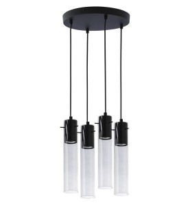 Lampa wisząca LOOK 4 czarna/grafit TK LIGHTING    