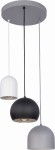 Lampa wisząca TEMPRE 3 czarna/szara/biała TK LIGHTING    