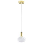 Lampa wisząca VICHY transparentna/złota TK LIGHTING        