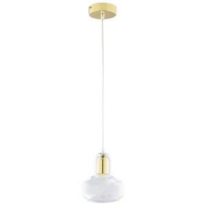 Lampa wisząca VICHY transparentna/złota TK LIGHTING        