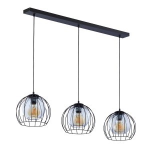 Lampa wisząca UNIVERSO  3 czarna/grafit TK LIGHTING      