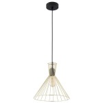 Lampa wisząca SAHARA czarna/złota TK LIGHTING   