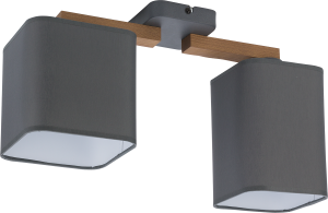 Lampa sufitowa TORA 2 beton/sosna TK LIGHTING     