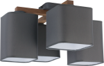 Lampa sufitowa TORA 4 beton/sosna TK LIGHTING    