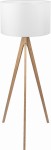 Lampa podłogowa TREVISO biała/sosna TK LIGHTING    