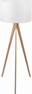 Lampa podłogowa TREVISO biała/sosna TK LIGHTING    