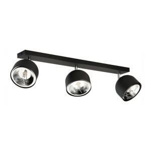 Oprawa sufitowa ALTEA 3 czarny/chrom TK LIGHTING    