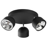 Oprawa sufitowa ALTEA 3 czarny/chrom II TK LIGHTING     