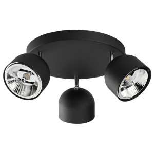 Oprawa sufitowa ALTEA 3 czarny/chrom II TK LIGHTING     