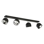Oprawa sufitowa ALTEA 4 czarny/chrom TK LIGHTING  