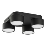 Oprawa sufitowa SPACE 4 czarna TK LIGHTING    