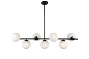 Lampa wisząca FREDICA czarna LUMINA DECO