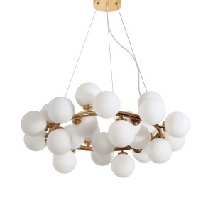 Lampa wisząca MARSIADA mosiądz LUMINA DECO