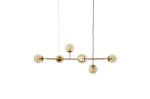 Lampa wisząca HELIOS 6 złota AZZARDO
