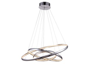 Lampa wisząca BRIGHTON 3 czarna AZZARDO