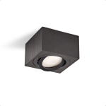Oprawa sufitowa OH37S LED INSERT czarna 80x50 KOBI