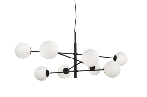 Lampa wisząca OVIEDO 8 czarna AZZARDO