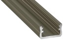 Profil aluminiowy do TAŚM LED typ A inox 2m Lumines