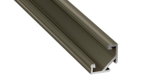 Profil aluminiowy do TAŚM LED typ C inox 2m Lumines