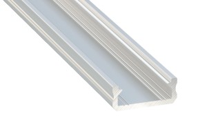 Profil aluminiowy do TAŚM LED typ D surowy 1m Lumines