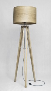 Lampa podłogowa LEA NATURAL OAK drewniana