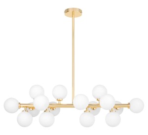 Lampa wisząca PETRICA złota LUMINA DECO