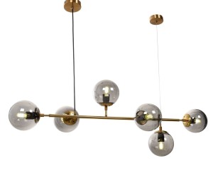 Lampa wisząca CEREDO mosiądz LUMINA DECO