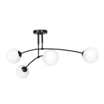 Lampa sufitowa PREGOS 4 BLACK 670/4 czarna EMIBIG