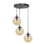 Lampa sufitowa COSMO 3 BL 713/3PREM miodowa EMIBIG