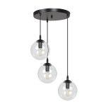 Lampa sufitowa COSMO 3 BL 711/3PREM transparent EMIBIG