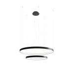 Lampa wisząca RIO 2 4000K czarna THORO