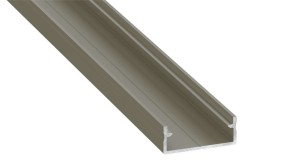 Profil do TAŚM LED typ DUAL inox 3m LUMINES