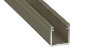 Profil aluminiowy do TAŚM LED typ Y inox 3m Lumines