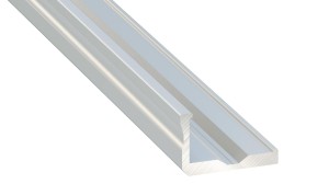 Profil aluminiowy do TAŚM LED typ F surowy 2m Lumines