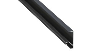 Profil aluminiowy do TAŚM LED typ Q20 czarny 2m Lumines
