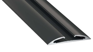 Profil aluminiowy do TAŚM LED typ RETO czarny 3m Lumines