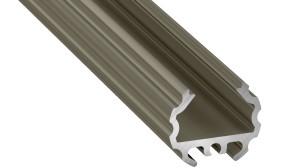 Profil aluminiowy do TAŚM LED typ MICO inox 2m Lumines