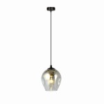 Lampa sufitowa ISTAR 1 czarna-grafit EMIBIG
