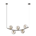 Lampa wisząca RITZ 5 grafit EMIBIG