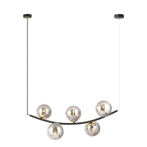 Lampa wisząca RITZ 5 grafit EMIBIG