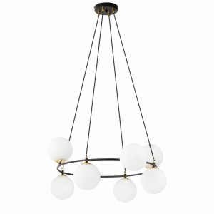 Lampa wisząca AZURA 8 opal EMIBIG