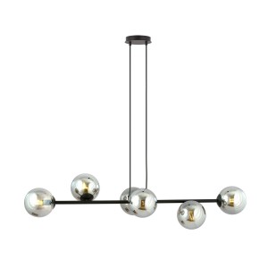 Lampa wisząca ROSSI 6 grafit EMIBIG
