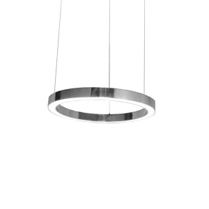 Lampa wisząca RING 40 srebrna KING HOME