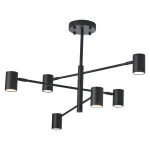 Lampa wisząca NOE 6xGU10 czarna YASKR