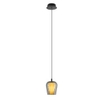 Lampa wisząca KESO 1x5W czarna YASKR