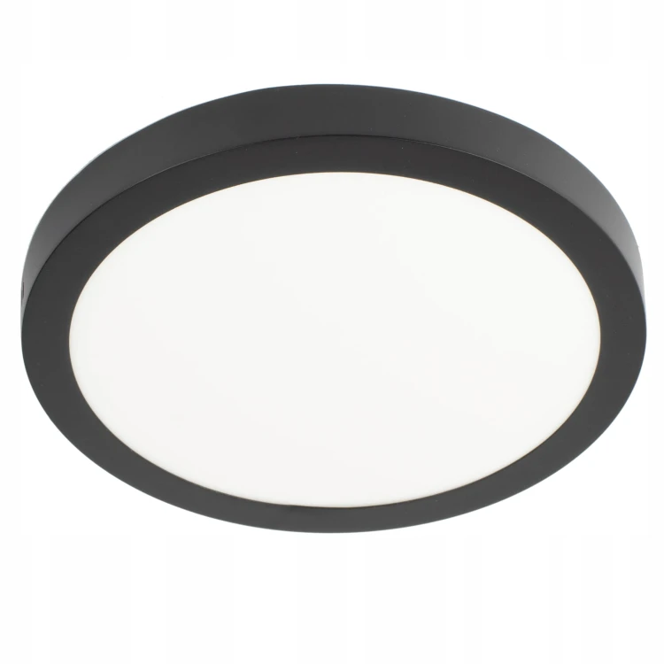 Panel LED Natynkowy Plafon Lampa 24W Czarny-3.jpg