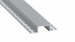 Profil do TAŚM LED typ HIRO do PŁYT GK srebrny 1m LUMINES