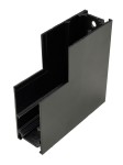 Łącznik natynkowy kątowy wertykalny GENESIS typ L czarny