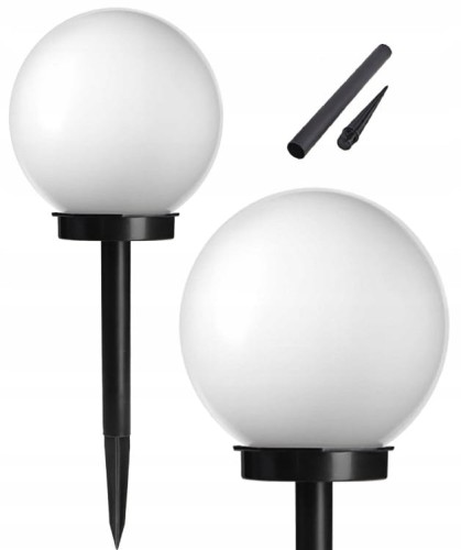 Lampa Solarna Ogrodowa Kula Biała Wbijana 10CM.jpg