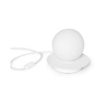 Lampa stołowa BORRA biała UMMO